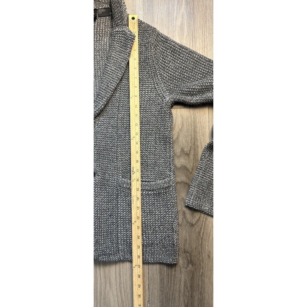 Armani Exchange Gray Button Cardigan Sweater Wool Cotton Pockets Cozy Mens M - Picture 5 of 9